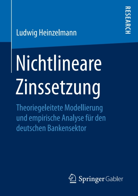 Cover image for book Nichtlineare Zinssetzung
