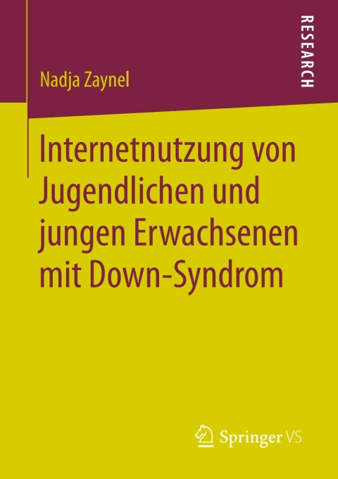 Cover image for book Internetnutzung von Jugendlichen und jungen Erwachsenen mit Down-Syndrom