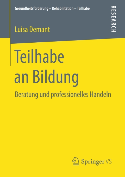 Cover image for book Teilhabe an Bildung