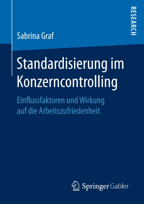 Cover image for book Standardisierung im Konzerncontrolling