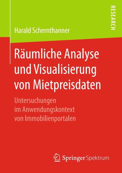 Cover image for book Räumliche Analyse und Visualisierung von Mietpreisdaten