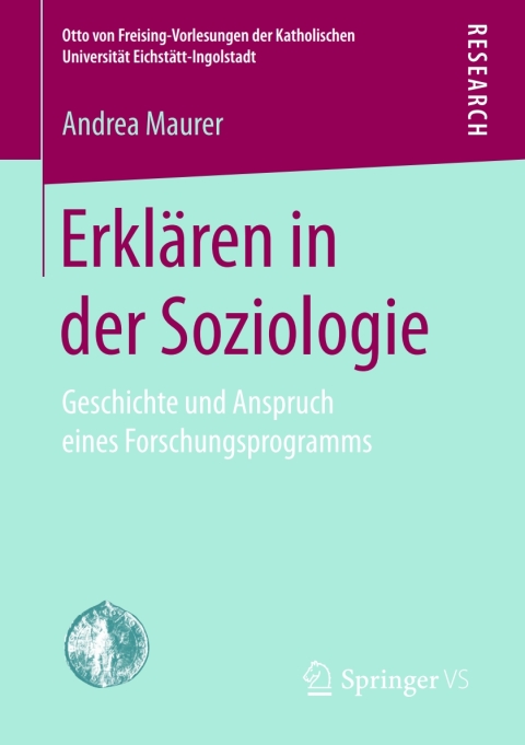 Cover image for book Erklären in der Soziologie