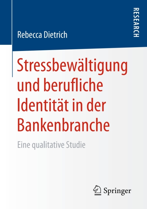 Cover image for book Stressbewältigung und berufliche Identität in der Bankenbranche