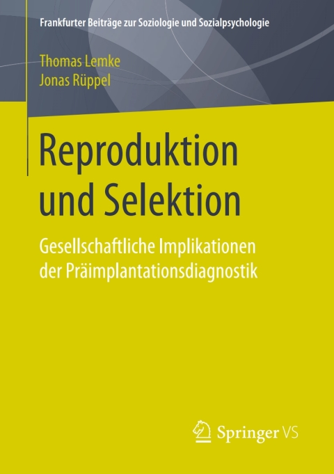 Cover image for book Reproduktion und Selektion