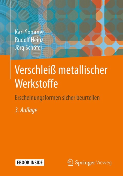 Cover image for book Verschleiß metallischer Werkstoffe
