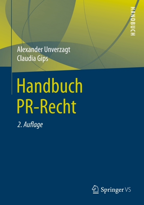 Cover image for book Handbuch PR-Recht