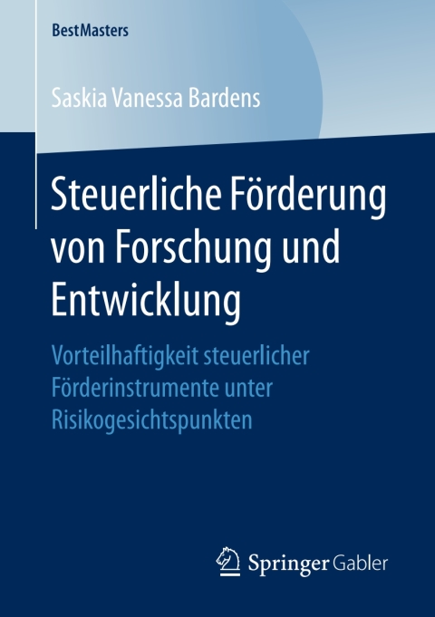 Cover image for book Steuerliche Förderung von Forschung und Entwicklung