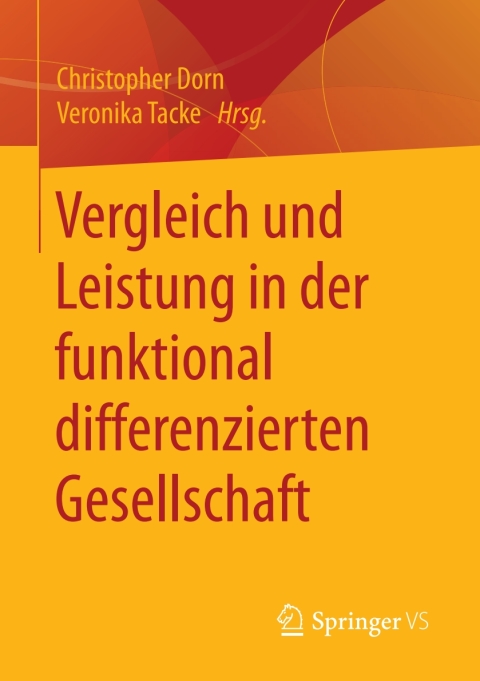 Cover image for book Vergleich und Leistung in der funktional differenzierten Gesellschaft