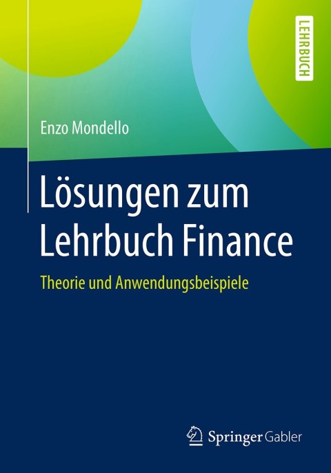 Cover image for book Lösungen zum Lehrbuch Finance