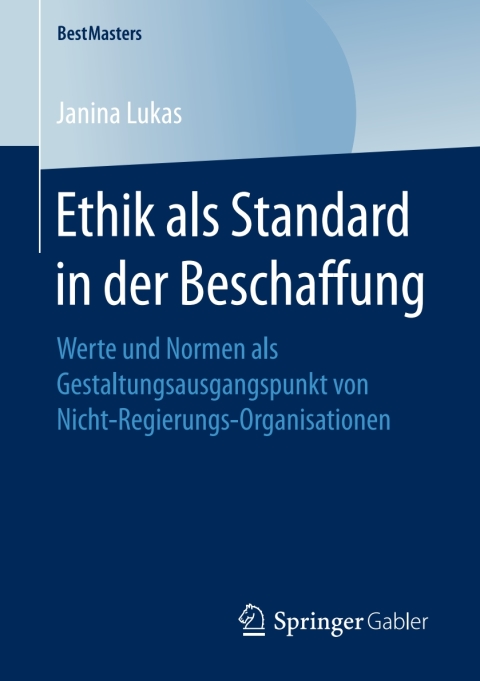 Cover image for book Ethik als Standard in der Beschaffung