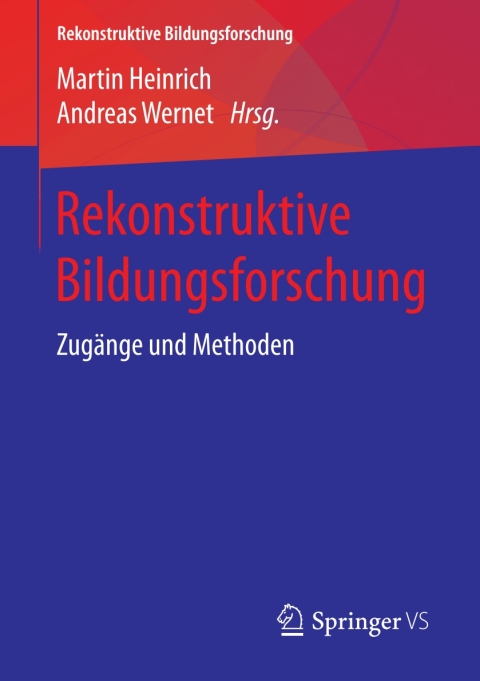 Cover image for book Rekonstruktive Bildungsforschung