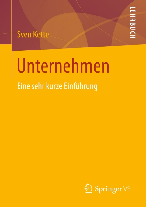 Cover image for book Unternehmen