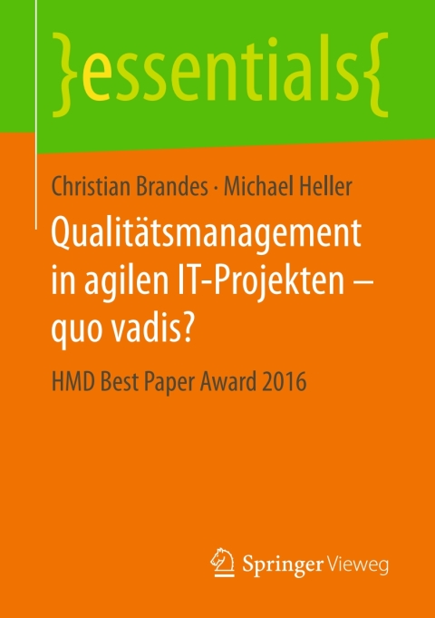 Cover image for book Qualitätsmanagement in agilen IT-Projekten – quo vadis?