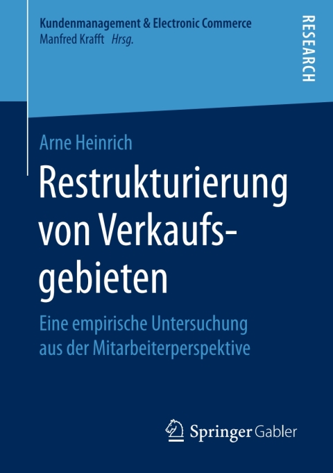 Cover image for book Restrukturierung von Verkaufsgebieten