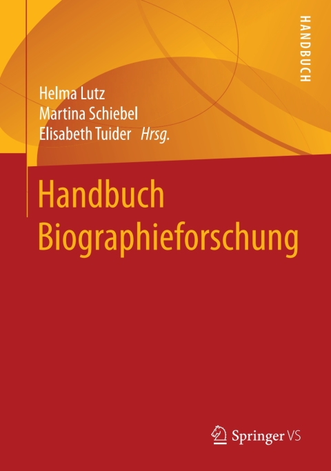 Cover image for book Handbuch Biographieforschung