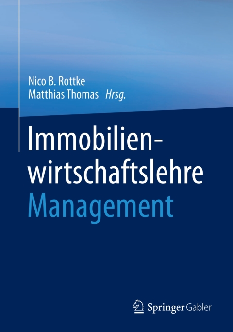 Cover image for book Immobilienwirtschaftslehre - Management