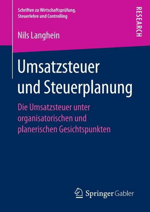 Cover image for book Umsatzsteuer und Steuerplanung