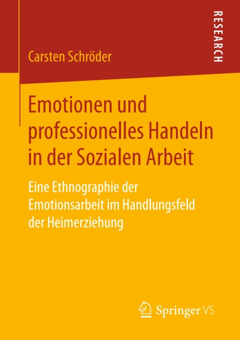 Cover image for book Emotionen und professionelles Handeln in der Sozialen Arbeit