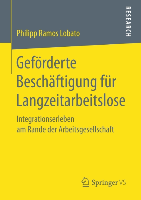 Cover image for book Geförderte Beschäftigung für Langzeitarbeitslose