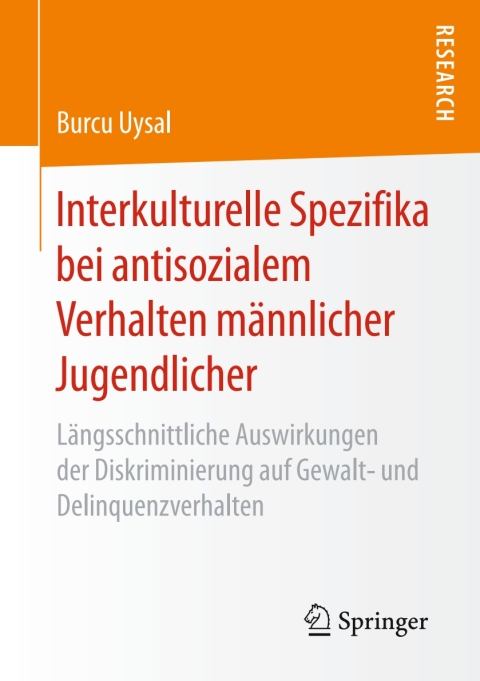 Cover image for book Interkulturelle Spezifika bei antisozialem Verhalten männlicher Jugendlicher