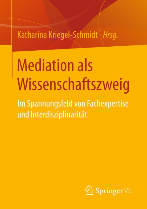 Cover image for book Mediation als Wissenschaftszweig