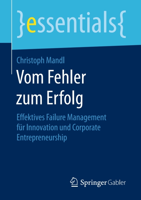 Cover image for book Vom Fehler zum Erfolg