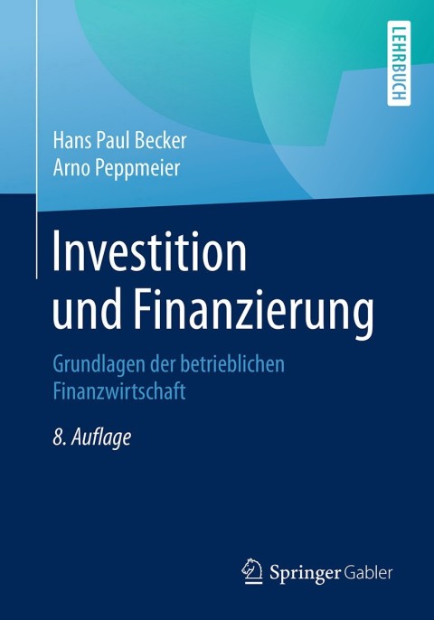 Cover image for book Investition und Finanzierung