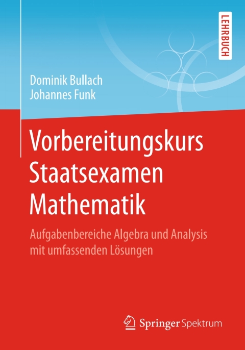 Cover image for book Vorbereitungskurs Staatsexamen Mathematik