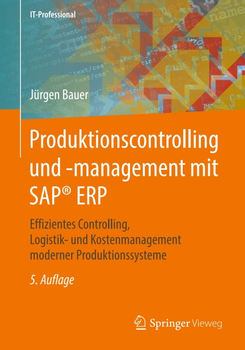 Cover image for book Produktionscontrolling und -management mit SAP® ERP
