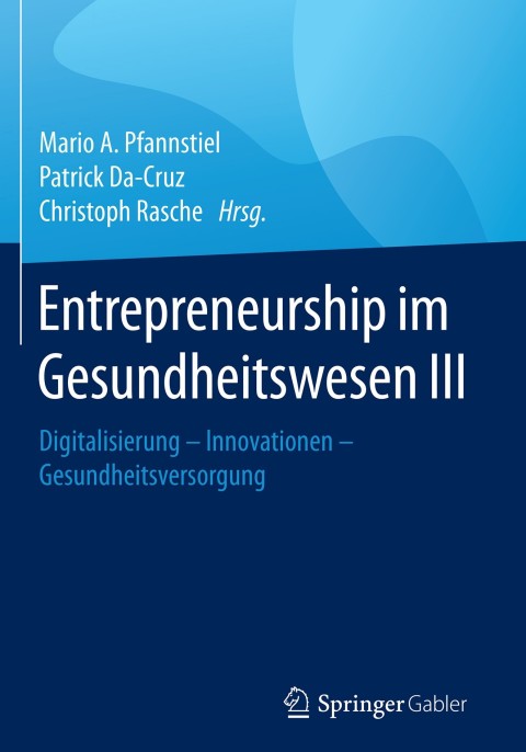 Cover image for book Entrepreneurship im Gesundheitswesen III