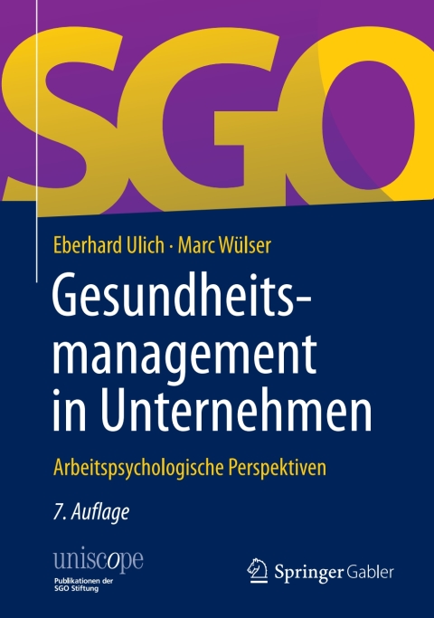 Cover image for book Gesundheitsmanagement in Unternehmen
