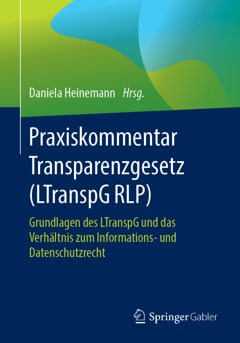 Cover image for book Praxiskommentar Transparenzgesetz (LTranspG RLP)