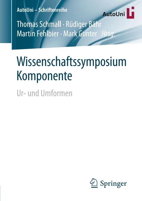 Cover image for book Wissenschaftssymposium Komponente