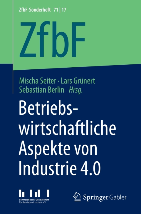 Cover image for book Betriebswirtschaftliche Aspekte von Industrie 4.0