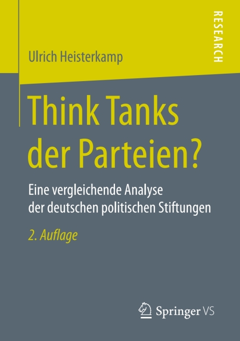 Cover image for book Think Tanks der Parteien?