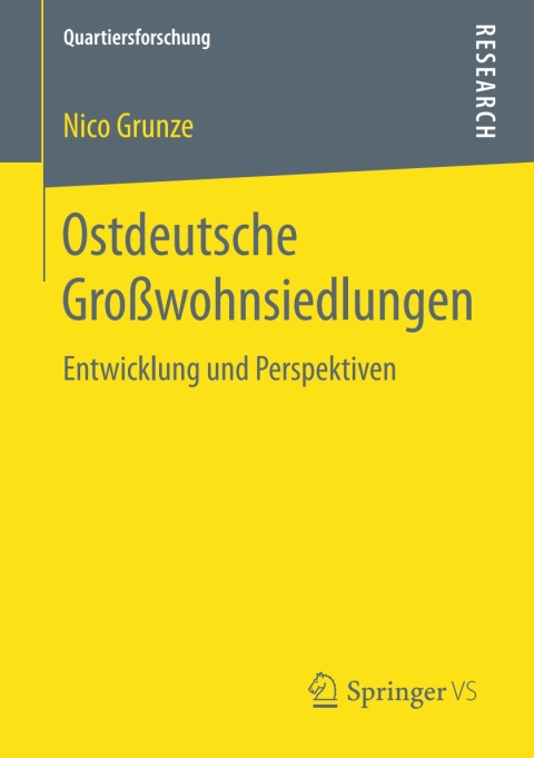 Cover image for book Ostdeutsche Großwohnsiedlungen