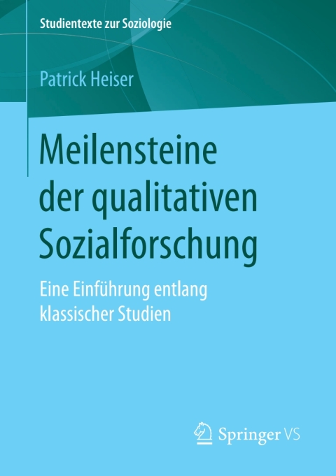 Cover image for book Meilensteine der qualitativen Sozialforschung