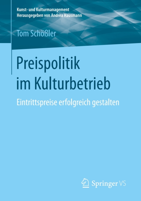 Cover image for book Preispolitik im Kulturbetrieb