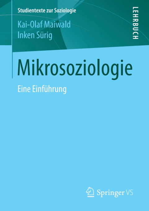 Cover image for book Mikrosoziologie