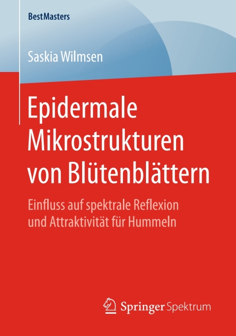 Cover image for book Epidermale Mikrostrukturen von Blütenblättern