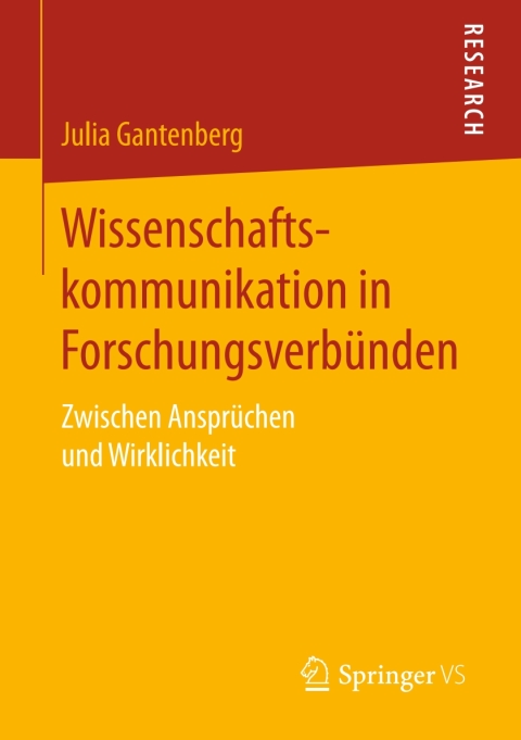 Cover image for book Wissenschaftskommunikation in Forschungsverbünden