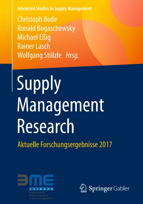 Cover image for book Supply Management Research
