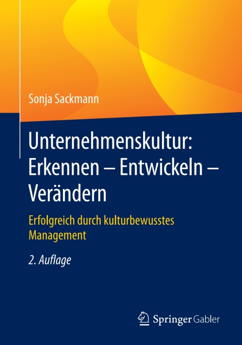 Cover image for book Unternehmenskultur: Erkennen – Entwickeln – Verändern