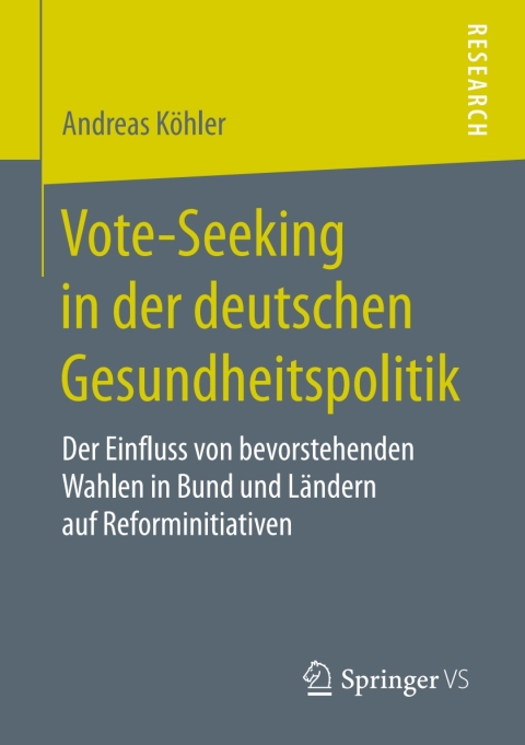 Cover image for book Vote-Seeking in der deutschen Gesundheitspolitik