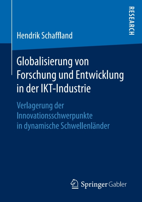 Cover image for book Globalisierung von Forschung und Entwicklung in der IKT-Industrie