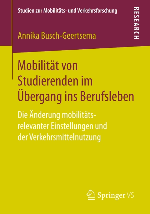 Cover image for book Mobilität von Studierenden im Übergang ins Berufsleben
