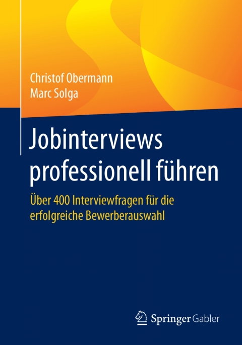 Cover image for book Jobinterviews professionell führen