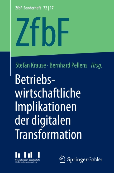 Cover image for book Betriebswirtschaftliche Implikationen der digitalen Transformation