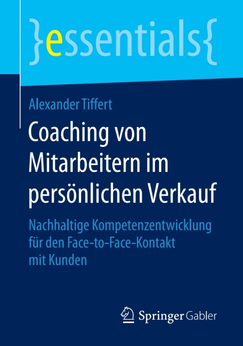 Cover image for book Coaching von Mitarbeitern im persönlichen Verkauf