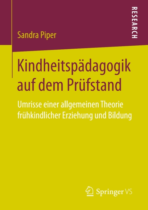 Cover image for book Kindheitspädagogik auf dem Prüfstand